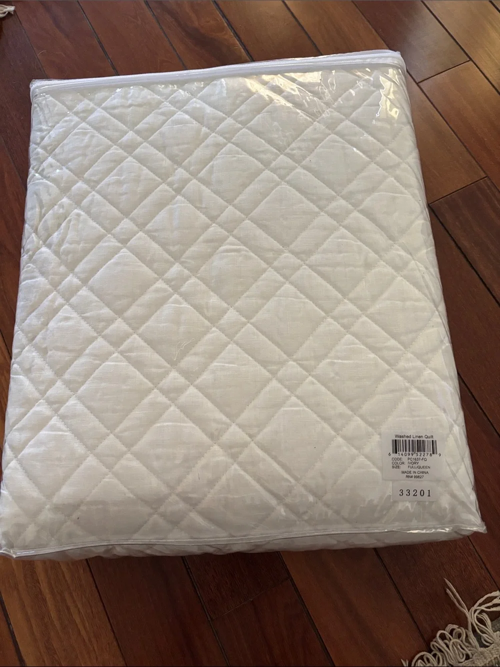 Washed Linen Ivory Quilt